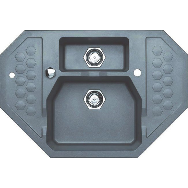 Мойка кухонная Alveus Sensual Granital 60 steel
