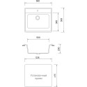 Мойка кухонная AquaGranitEx M-56 терракот