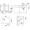 Мойка кухонная Blanco Lexa 8 антрацит