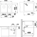 Мойка кухонная Blanco Pleon 6 Split серый беж