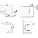 Мойка кухонная Blanco Tamos 45 S шампань