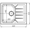 Мойка кухонная Dr. Gans Lora 620 терра
