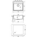 Мойка кухонная Dr. Gans Nika 570 терра