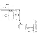 Мойка кухонная Franke Maris MRG 611С оникс