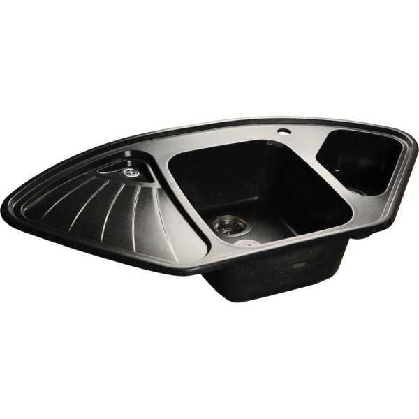 Мойка кухонная GranFest Corner C-1040 E черная