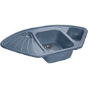 Мойка кухонная GranFest Corner C-1040 E графит