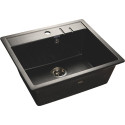Мойка кухонная GranFest Quadro GF-Q560 черная