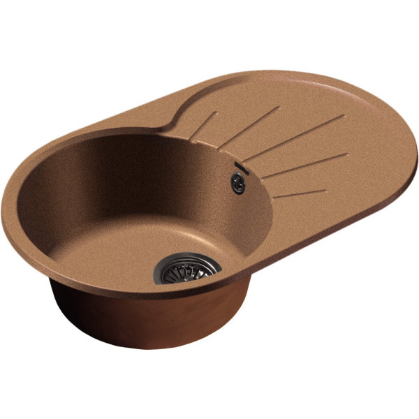 Мойка кухонная GranFest Rondo GF-R750 L терракот