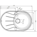 Мойка кухонная IDDIS Kitchen G K12G771i87