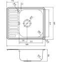 Мойка кухонная IDDIS Strit STR58PRi77