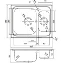 Мойка кухонная IDDIS Strit STR60SXi77