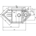 Мойка кухонная IDDIS Vane G V36C965i87