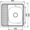 Мойка кухонная Mixline 528019