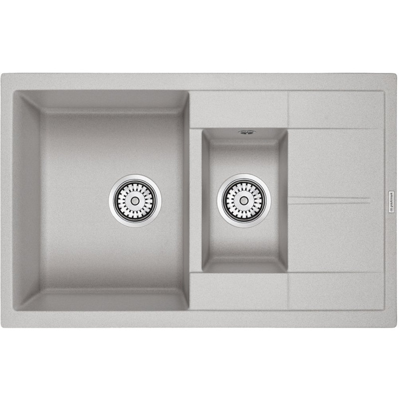 Мойка кухонная Paulmark Feste PM237850-GR серый