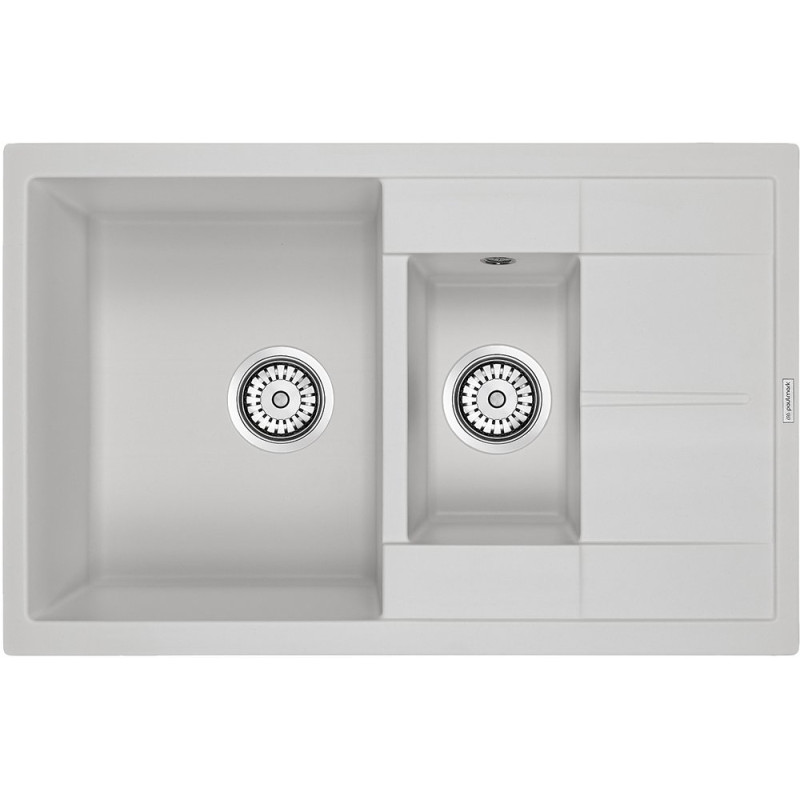 Мойка кухонная Paulmark Feste PM237850-WH белый