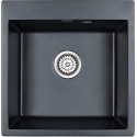 Мойка кухонная Paulmark Praktisch PM105152-BLM черный металлик