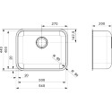 Мойка кухонная Reginox IB 50x40 L LUX
