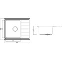 Мойка кухонная Seaman Eco Roma SMR-6150A без отверстий