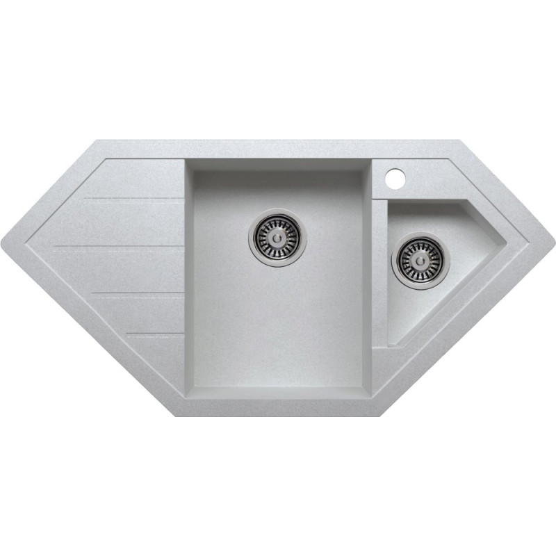 Мойка кухонная Tolero Classic R114/001 cерый металлик