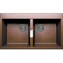 Мойка кухонная Tolero Loft TL-862/817 коричневая