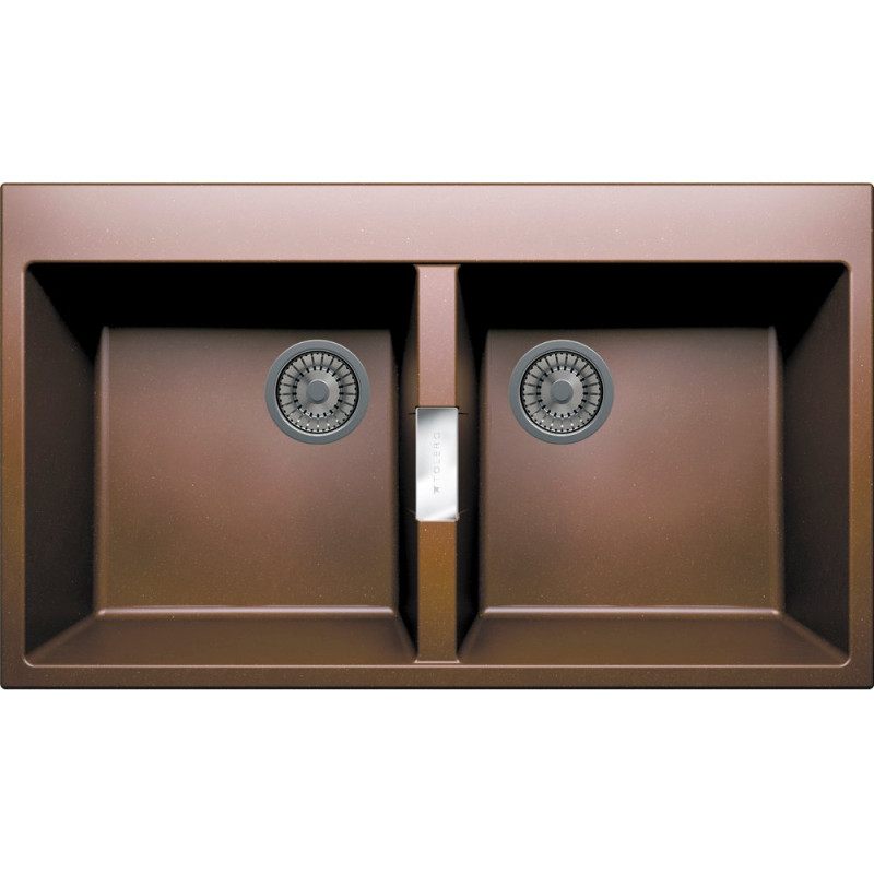 Мойка кухонная Tolero Loft TL-862/817 коричневая