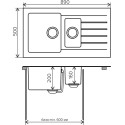 Мойка кухонная Tolero Twist TTS-890K № 102 сафари