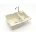 Мойка кухонная ZETT lab. T190Q002 бежевая