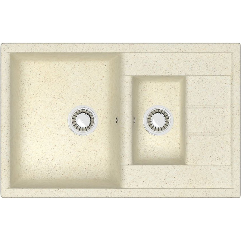 Мойка кухонная ZETT lab. T210Q002 бежевая