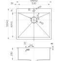 Мойка кухонная Zorg Inox AX-5951