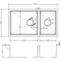 Мойка кухонная Zorg Light ZL R 780-2-440