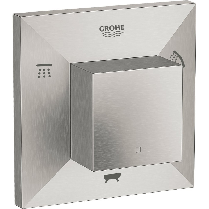 Переключатель потоков Grohe Allure Brilliant 19798DC0 на три потребителя, суперсталь