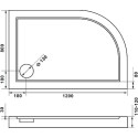 Поддон для душа Good Door Калипсо R 120x80