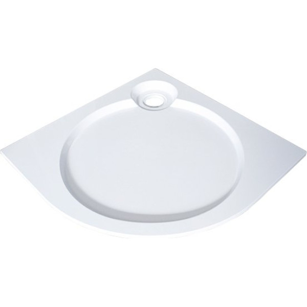 Поддон для душа GuteWetter Deluxe 100x100x2 R белый