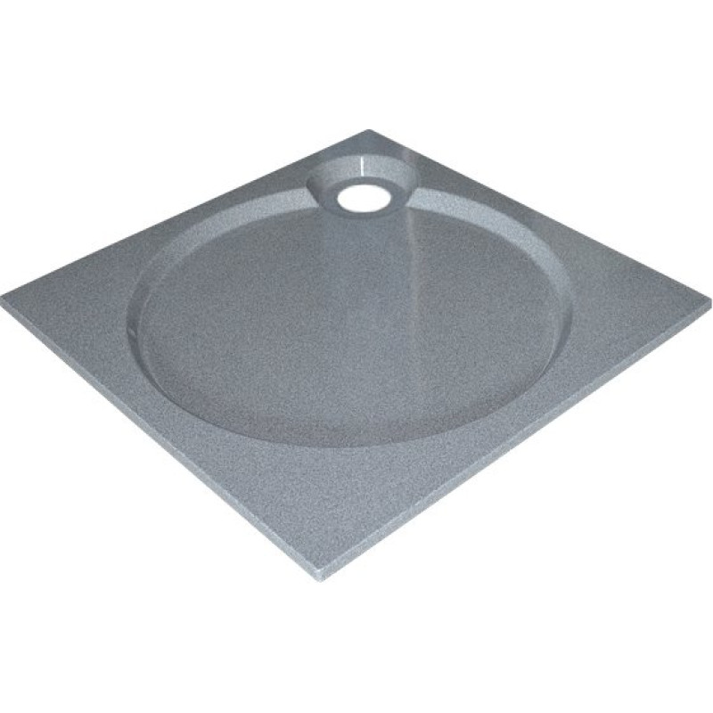 Поддон для душа GuteWetter Deluxe 80x80x2 Q серый