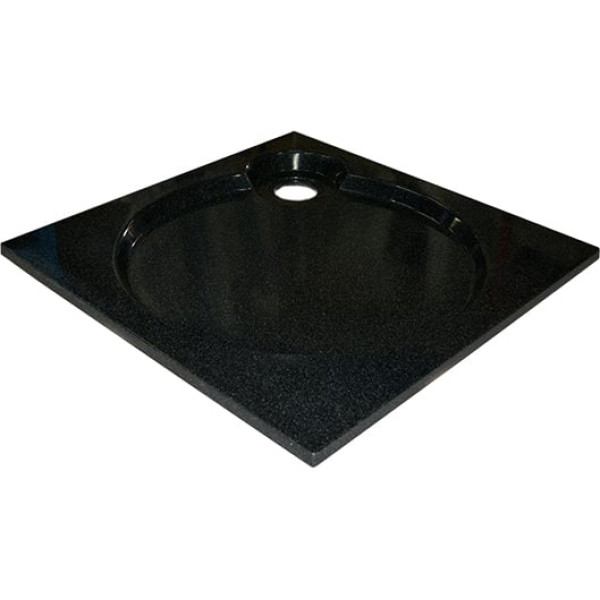 Поддон для душа GuteWetter Deluxe 90x90x2 Q черный