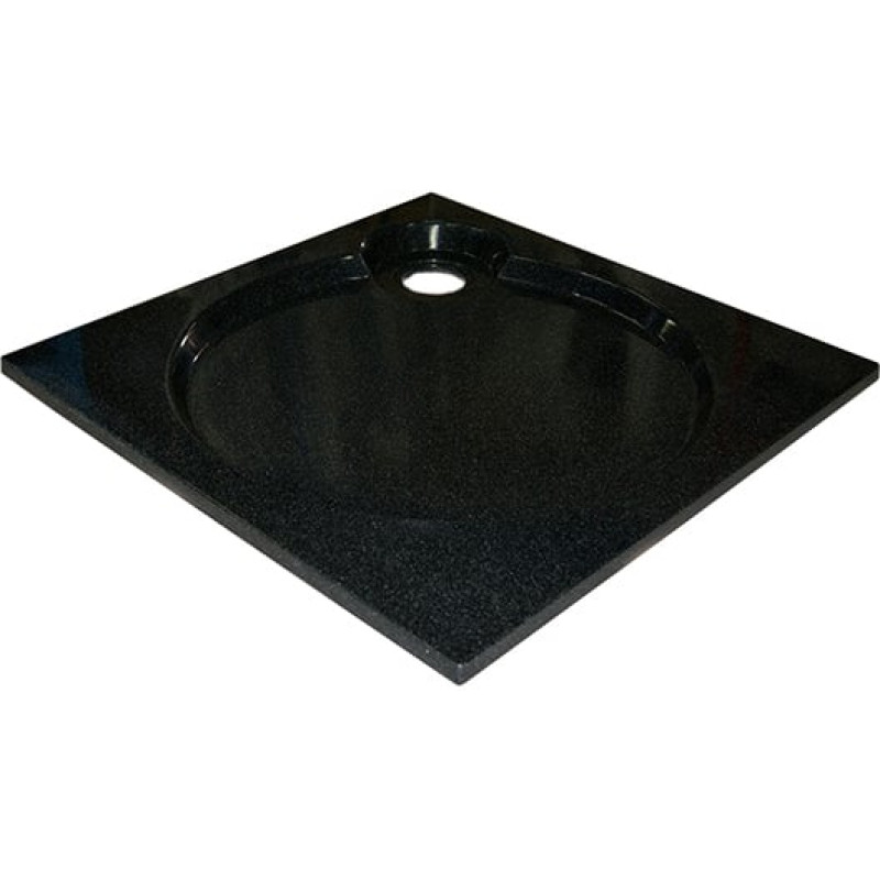 Поддон для душа GuteWetter Deluxe 90x90x2 Q черный