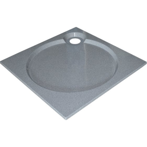 Поддон для душа GuteWetter Deluxe 90x90x2 Q серый