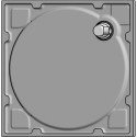 Поддон для душа GuteWetter Deluxe 90x90x4 Q черный
