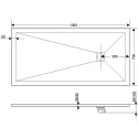 Поддон для душа RGW Stone Tray ST-0107W 70х100 с сифоном