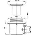 Поддон для душа RGW Stone Tray STM-108W 100x80 с сифоном