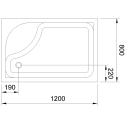 Поддон для душа Royal Bath RB 8120BP L
