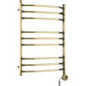 Полотенцесушитель электрический Domoterm Лаура П9 50x70, античная бронза, R