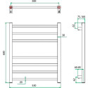 Полотенцесушитель электрический Grota Estro 53x60