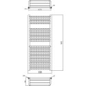 Полотенцесушитель электрический Luxrad Regular G Plus 064121 92х53 R, белый, терморегулятор selmo smart
