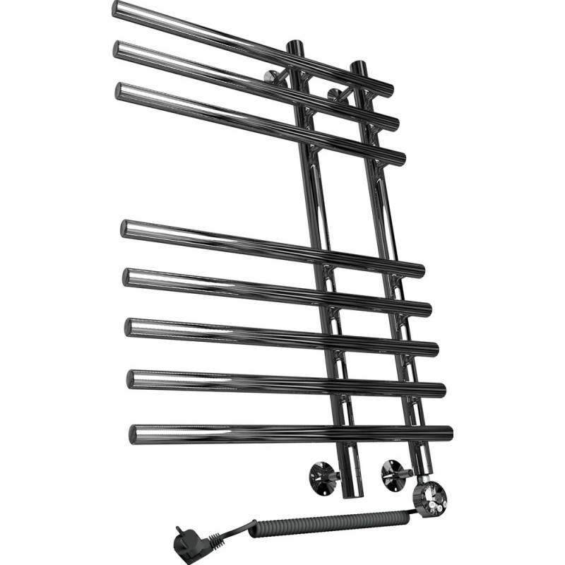Полотенцесушитель электрический Двин L primo electro 80/15/55 1"-3/4"-1/2" хром