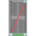 Полотенцесушитель водяной Energy Elite 120x50