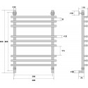 Полотенцесушитель водяной Energy Ideal 80x50