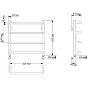 Полотенцесушитель водяной Secado Мерида 1 50x50 (32/18)