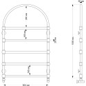 Полотенцесушитель водяной Secado Римини 50x100 (28/28)