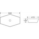 Раковина BelBagno BB1139 накладная